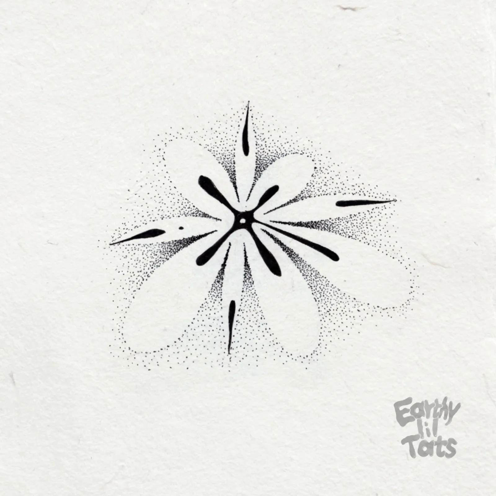 Flash design: Negative Space Flower