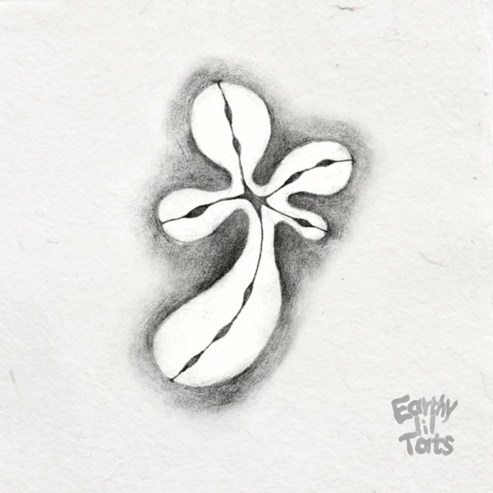 Flash design: Negative Space Flower