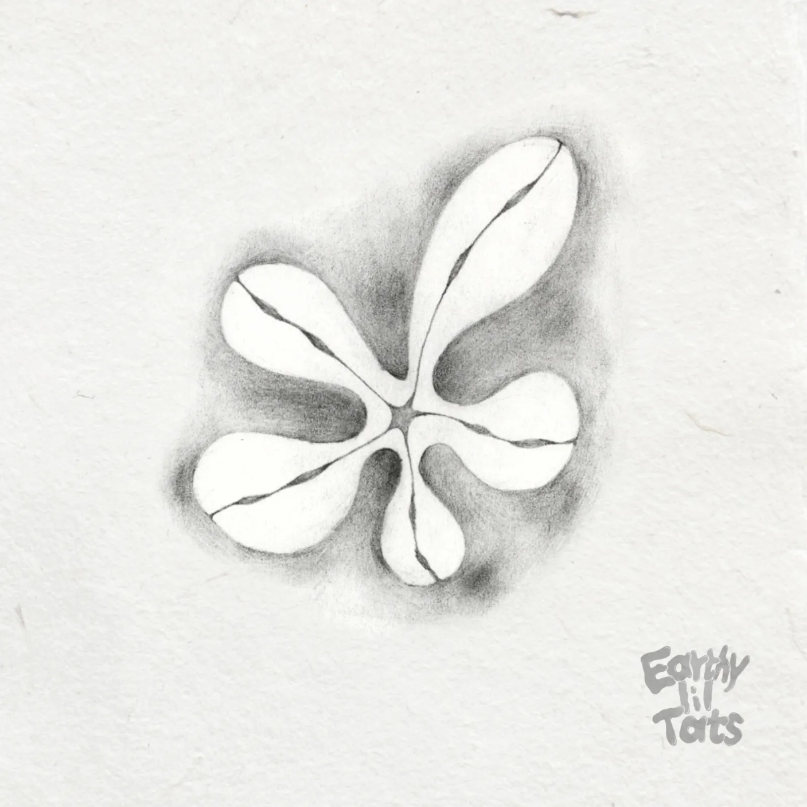 Flash design: Negative Space Flower