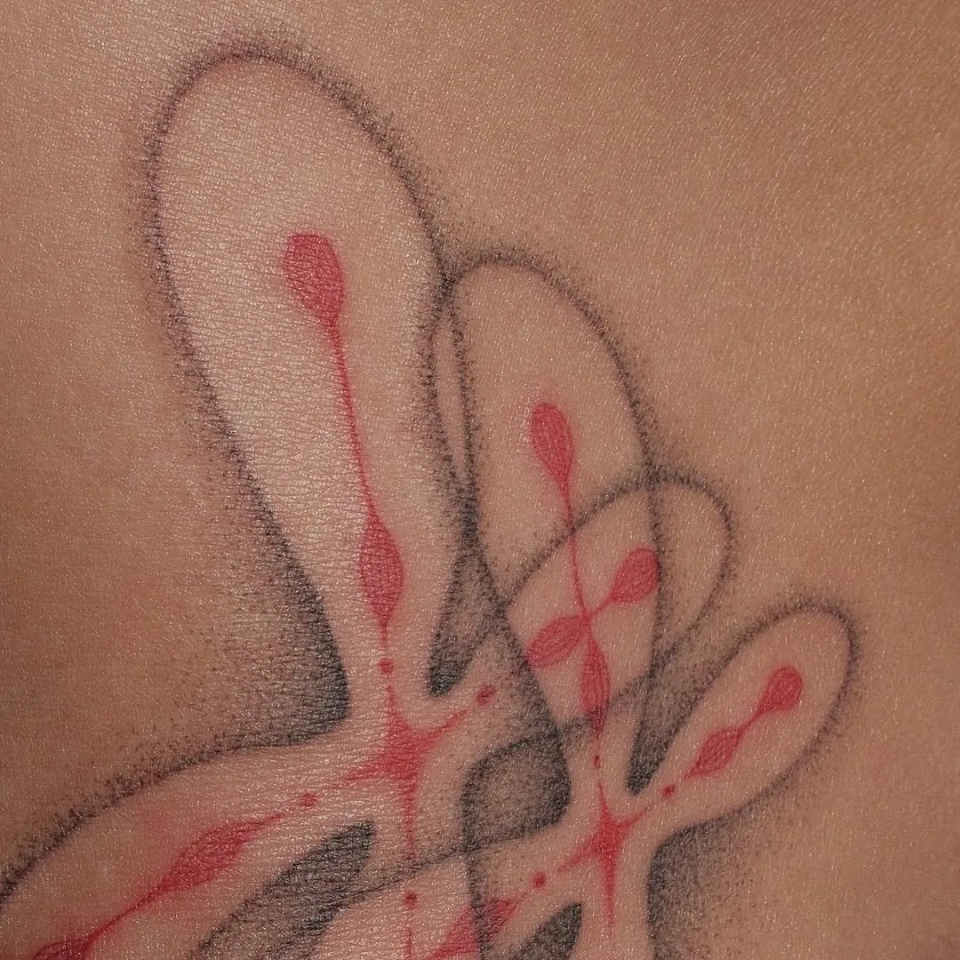 Healed tattoo by Earthy Lil Tats