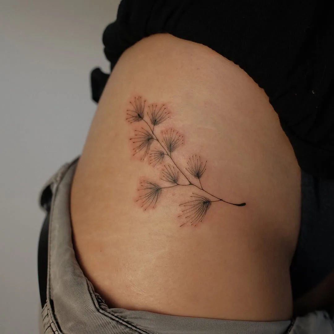 Healed tattoo by Earthy Lil Tats